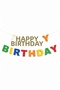 Colorful Balloon Special Cut Happy Birthday Banner Decoration High Quality Stylish Celebration - 2