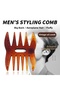 Wide-Toothed Hair Comb - Suitable for Wet & Dry Use, Gently Detangles Hair Without Damaging It - 4