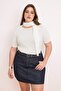 Ecru Self-Tied Summer Thin Knit Blouse Tbbss26Af00016 - 2