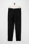 Black Stretchy Stretch Fabric Slim Fit Ankle-Length Men's Trousers Tmnss26Pl00019 - 3