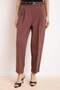 Bordo Özel Koleksiyon Kemerli Havuç Kumaş Pantolon TWOSS26PL00058 - 3