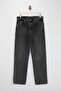 Antrasit Baggy/Geniş Bol Kesim Kot Pantolon Jeans TMNAW24JE00027 - 4