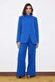 Limited Edition Saks Dik Yaka Astarlı Vatkalı Blazer Ceket TWOSS26BC00036 - 4