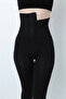 Premium Part Double Double Layer Guarantee Two Slims Size Recovery High Waist Laser Leggings with Agraph - 2