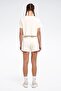 New Id Reg Crp Tee Beige Women's Short Sleeve T-Shirt - 6