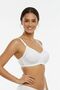 Promotion Price White Thin Sponge Supportless Women's Bra Without Underwire - 5