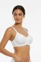 Promotion Price White Thin Sponge Supportless Women's Bra Without Underwire - 3