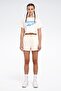 New Id Reg Crp Tee Beige Women's Short Sleeve T-Shirt - 8