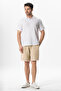 Elastic Waist Windproof Women'S/Men's Unisex Muslin Summer Shorts Mink Vzn - 2