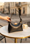 Laven Black Baguette Hand and Shoulder Bag - 2