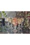 Handmade Crystal Liza Mixed Lustered 6-Piece Presentation Cup Coffee Side Water Glass 150Cc - 3
