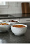 Set of 6 Fruit Pattern Porcelain Bowls 9 cm - 2