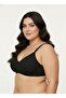 4 Pieces Black Cotton Underwire-Free Sponge-Free Combed Comfortable Women's Bra - 7
