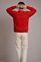 Men's Chicago Bear Print Red Sweatshirt - 6