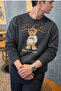 Men's Chicago Printed Casual Smoked Sweatshirt - 2