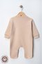 Unisex Born to Be Printed 0-6 Months Combed Organic Cotton Baby Rompers with Booties Set of 2 - 6