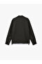 Regular Fit Long Sleeve Pocket Shirt Collar Zipper Sports Jacket - 5