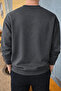 Star Printed Relaxed Fit Men's Smoked Sweatshirt - 5