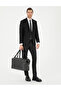 Black Slim Fit Striped Canvas Trousers 50295951-Vr046