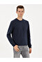 Navy Blue Regular Fit Sweatshirt 50313944-Vr033