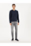 Navy Blue Regular Fit Sweatshirt 50313944-Vr033 - 4