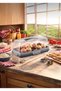 BATON Rectangular Cake Box, Cake Tray, Anthracite