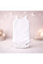 3-Piece Rope Strap Baby Undershirt Bodysuit Cotton Snap Fastener Newborn Child 0-36 Months, Flexible Fit - 3