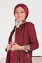 معطف بغطاء للرأس بأزرار 10160