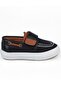 Civil Boys' Suede Single Velcro Casual Shoes |   School Nursery and Daily Use - Black - 8