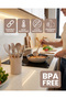 7pcs Silicone Kitchen Utensils Set with Wooden Handle- RF12957 - 6