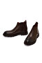 Men's Brown Leather Chelsea Boots 25Wfd724118 - 4