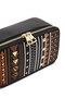 Women's Black Long Strap Printed Crossbody Bag 25Abd264526 - 8