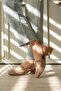 Women's Cerny Short Heeled Knitted Shoes - Mink