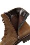 Women's Tan Zippered Thick Soled Suede Leather Boots 25Wfd188110 - 7