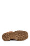 Women's Tan Zippered Thick Heeled Suede Leather Boots 25Wfd131810 - 6