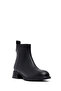 Women's Black Zippered Boots 25Wfe401918 - 7