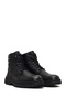 Men's Black Lace-Up Leather Boots 25Wfd700518 - 2