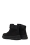 Men's Black Lace-Up Zippered Nubuck Leather Casual Boots 25Wfd6426V3 - 6
