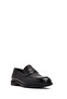 Men's Black Winter Shoes,Genuine Leather Loafer 25Wfd6916Ft - 6