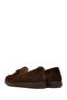Women's Brown Buckle Suede Leather Comfort Loafer 25Afd154010 - 5