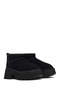 Women's Black Thick Soled Suede Leather Teddy Boots 25Wfd492910 - 5
