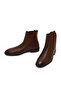 Men's Brown Leather Chelsea Boots 25Wfd604618 - 4