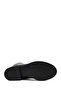 Women's Black Zippered Leather Boots 25Wfd413218 - 5