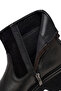 Men's Black Thick Soled Leather Boots 25Wfd640514 - 7