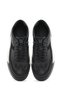 Men's Black Lace-Up Thick Sole Sports Shoes, Genuine Leather Sneaker 25Sfd693518 - 7