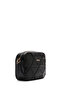 Women's Black Long Strap Quilted Crossbody Bag 25Abd2000Kp - 4