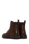 Men's Brown Lace-Up Zippered Leather Casual Boots 25Wfd681114 - 6