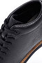 Men's Black Lace-Up Leather Casual Boots 25Wfd6611Ft - 7