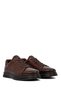 Men's Brown Lace-Up Genuine Leather Casual Sneaker,Winter Sports Shoes 25Wfd676918 - 3