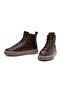 Men's Brown Lace-Up Leather Sports Boots 25Wfd6548Ft - 5